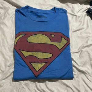 Gap distressed superman T-shirt large